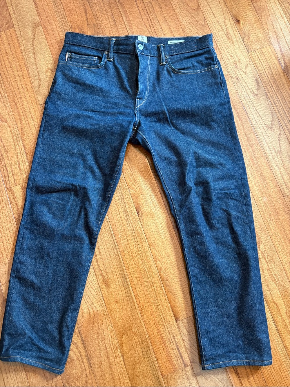 Hiroshi Kato Hammer Straight Selvedge Jeans Indigo Raw 34x27